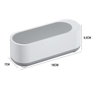 Limpador Ultrassonico de Oculos Joias Pincel de Maquiagem Alta Frequencia Pequeno Portatil Multiuso