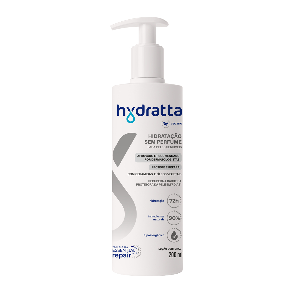 Loção Desodorante Corporal Hydratta Hidratação Sem Perfume 400ml