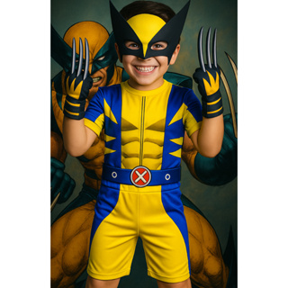 Fantasia Infantil Do Wolverine Com Mascara e Garra De E.V.A em Oferta na Shopee