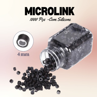 1000 Microlink 4mm Revestido Com Silicone Para Mega Hair Pronta Entrega em Oferta na Shopee