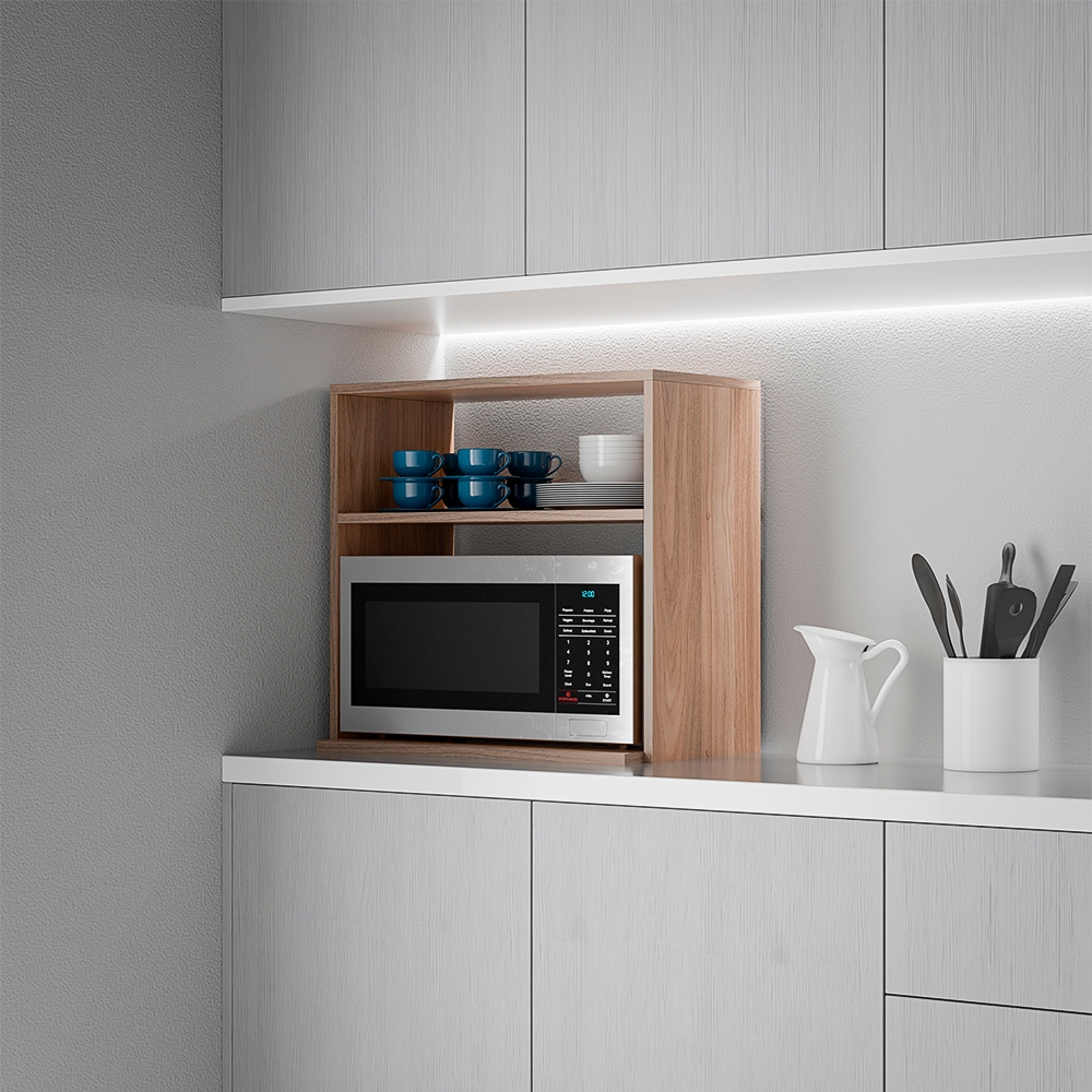 Suporte Nicho para Micro-ondas Forno Elétrico Cozinha Freijó 60cm