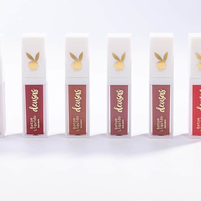 Batom Líquido Matte Coleção Deusas - Playboy Beauty em Oferta na Shopee