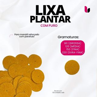 Lixa Plantar - Com furo em Oferta na Shopee