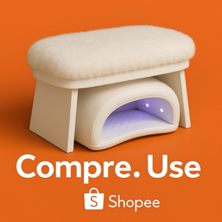 Apoio de Mão Pelúcia Nail Designer em Oferta na Shopee