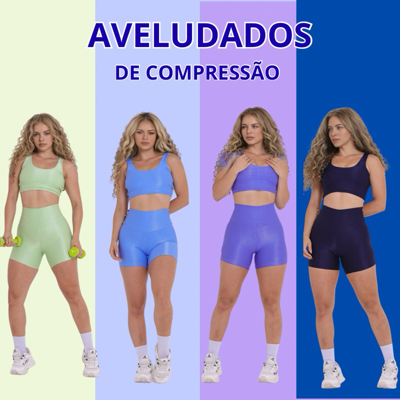Conjunto Academia Feminino Canelado Poliamida Premium – Roupa Fitness Feminina para Treino