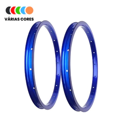 Par de Aros 20 Jante V-Brake 36F Infantil Alumínio Natural