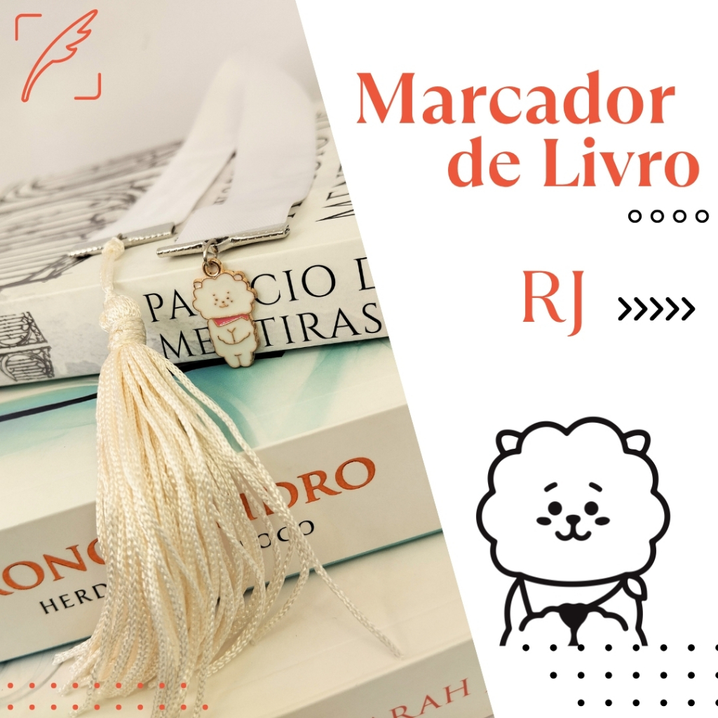 Marcador De Livro RJ - Jin | BT21 - BTS - Ver. 4