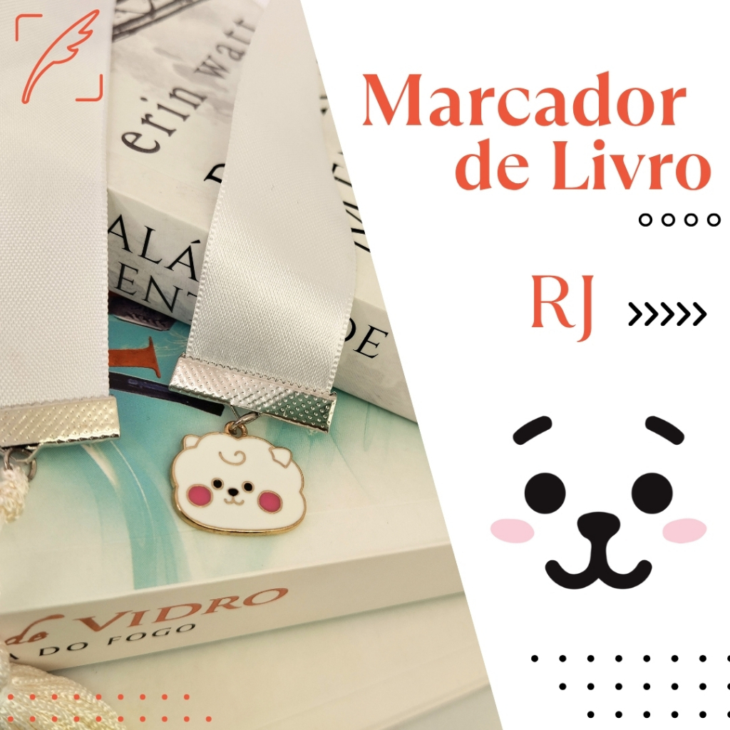 Marcador De Livro RJ - Jin | BT21 - BTS - Ver. 3