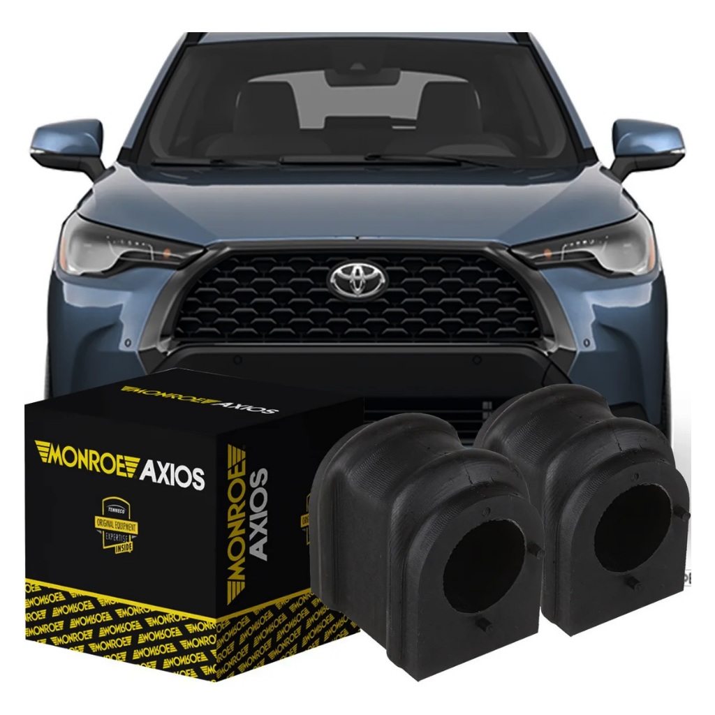 Par Bucha Barra Estabilizadora Dianteira Toyota Corolla e Corolla Cross 2020 a 2025 Original AXIOS