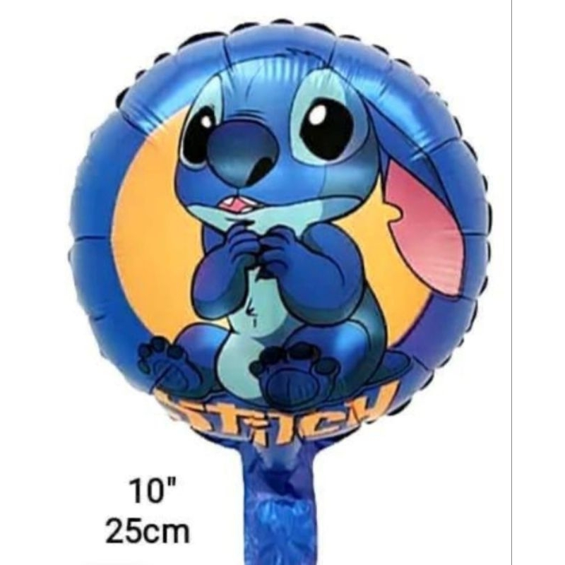 Balão temático stitch para centro de mesa kit 6 unidades