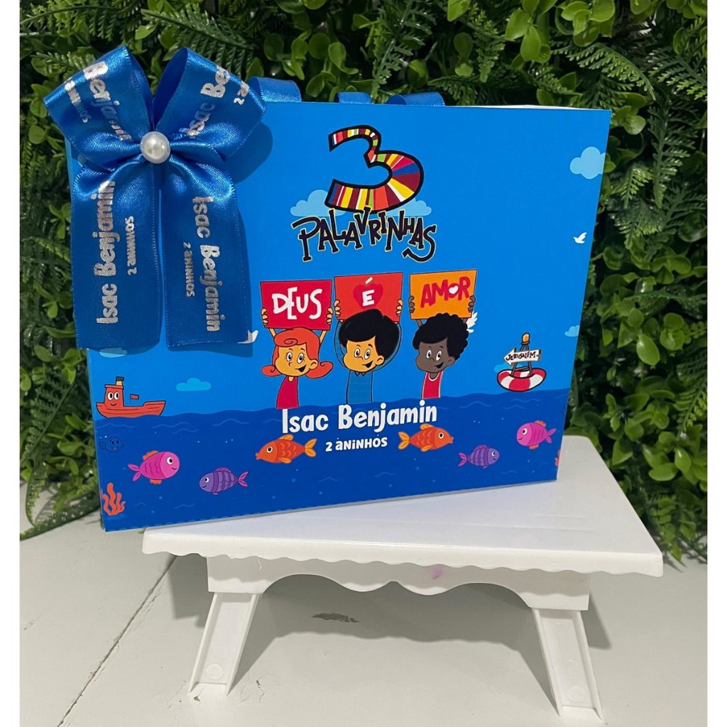 Sacolinha Surpresa Personalizada 3 Palavrinhas | Lembrancinhas | Festa Aniversário | Lancheirinha