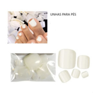 Unha Postiça Leitosa para Os Pés em Oferta na Shopee