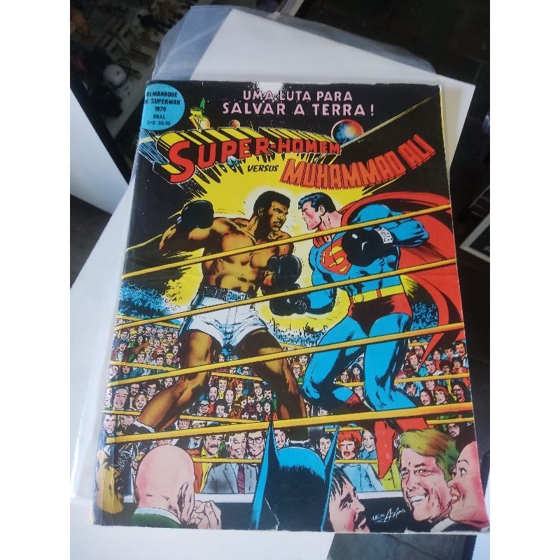 HQ Ebal super Man X Mohamed ali 1979 original rara