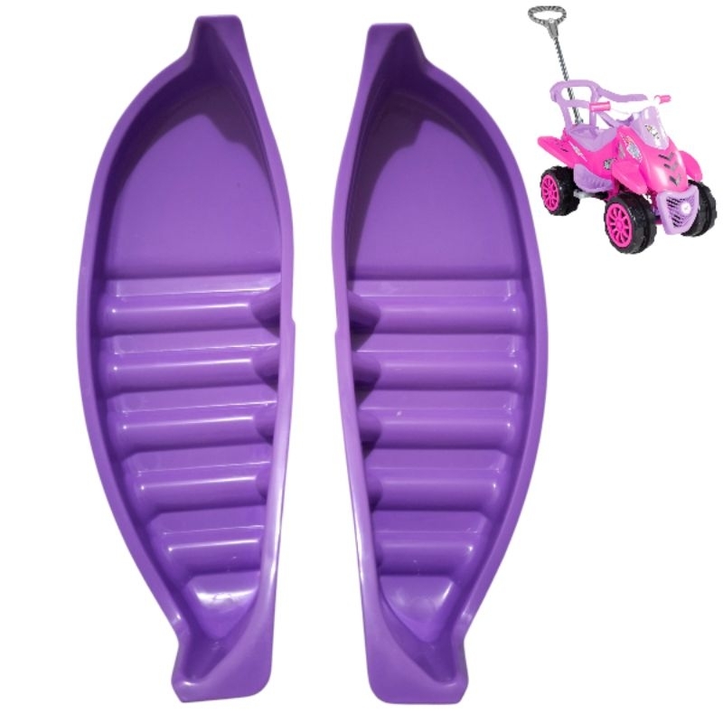 Par de apoio de pés para carrinho de passeio cross legacy calesita original peça