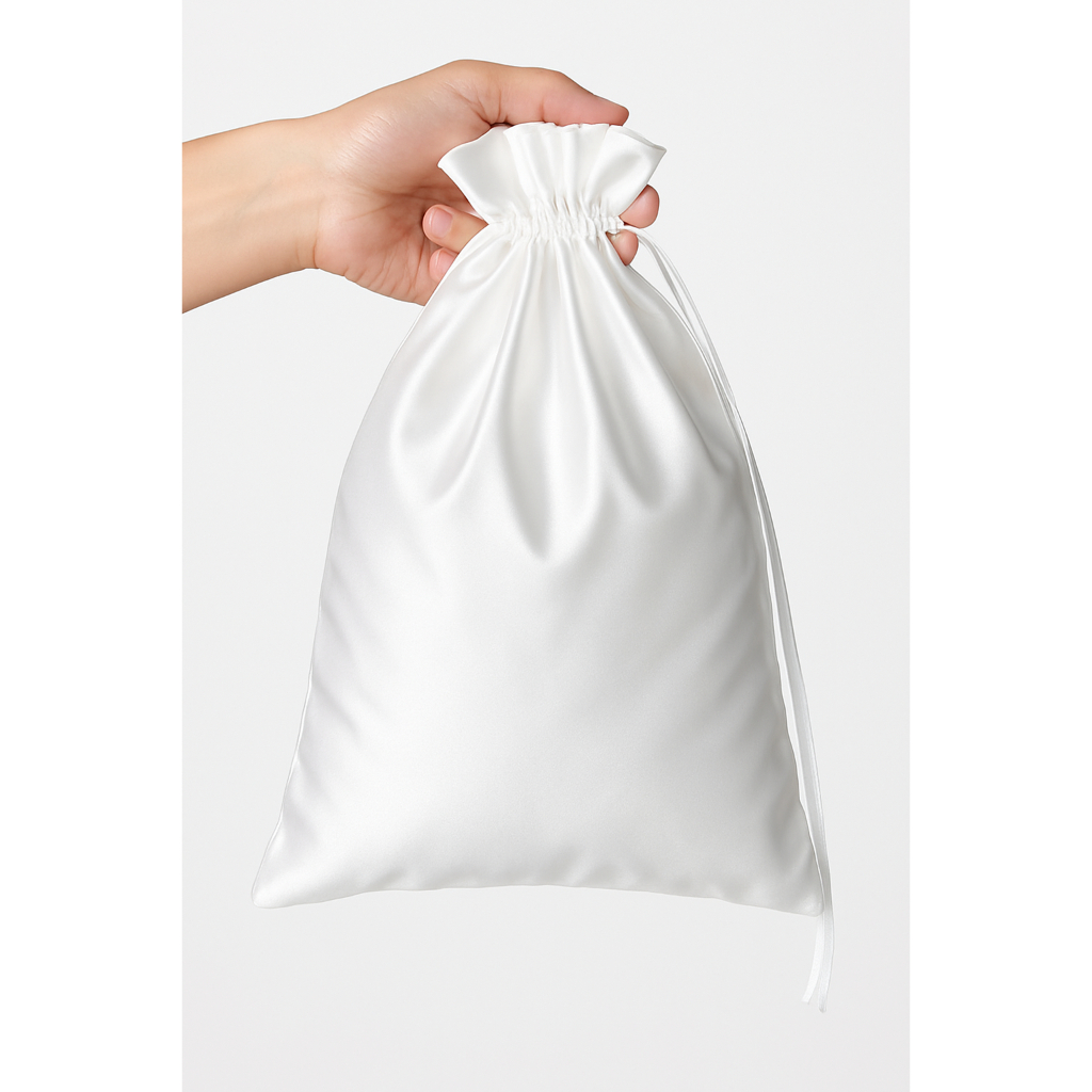 Saco Tafetá Fita Cetim Grande ou Pequeno - Diversas Cores - Ideal para Presente Jóias Lembrancinhas Saco Organizador