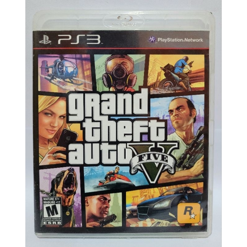 GTA 5 + MAPA, jogo original para ps3 mídia física