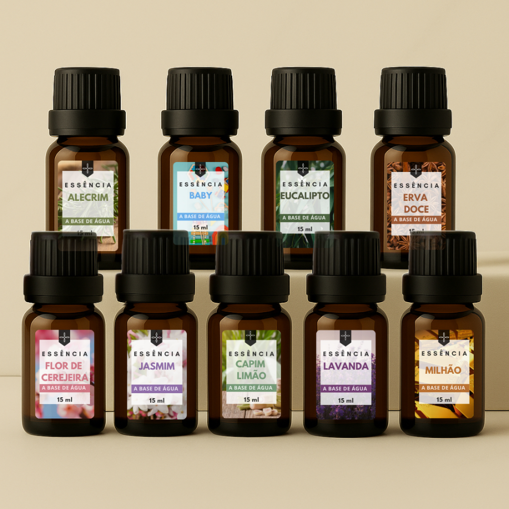 Essência Para Umidificador 15ml a Base de Água - Difusor, Aromatizador, Cosméticos
