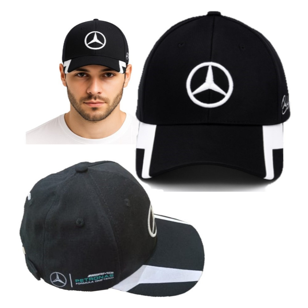 Boné Mercedes Bens F1 Masculino Ajustável Petronas Strapback Formula 1 em Oferta na Shopee