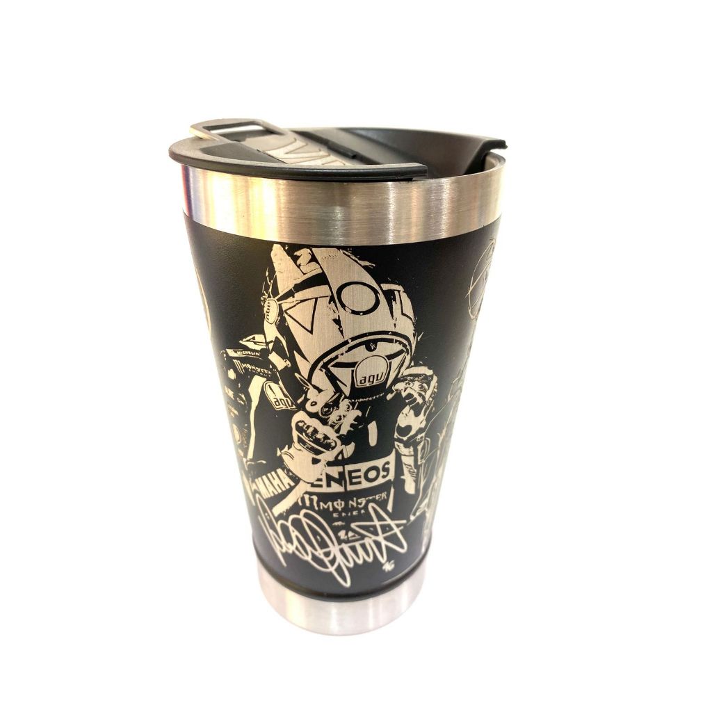 Copo Térmico 473ml Personalizado Em 360° Graus Valentino Rossi Vr6