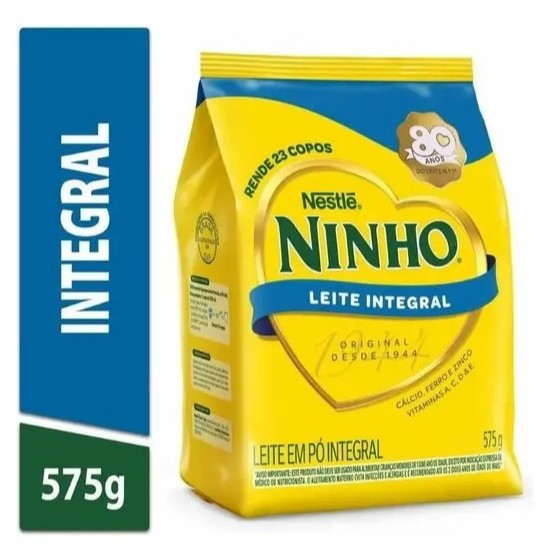 Leite Ninho (Leite em Pó) 575 g Nestlé Tamanho Ideal- Envio Rápido e Seguro Promoção