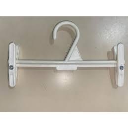 Cabides Infantil para Saia Bermuda Calças com Presilhas Acrilico Transparente kit com 40 — imagem 2 de 2