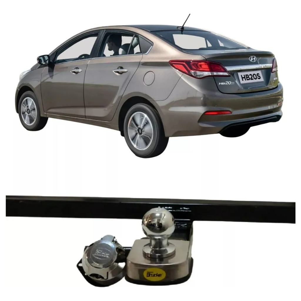 Engate Reboque Fixo Hyundai HB20 Sedan 2013 até 2026 700kg