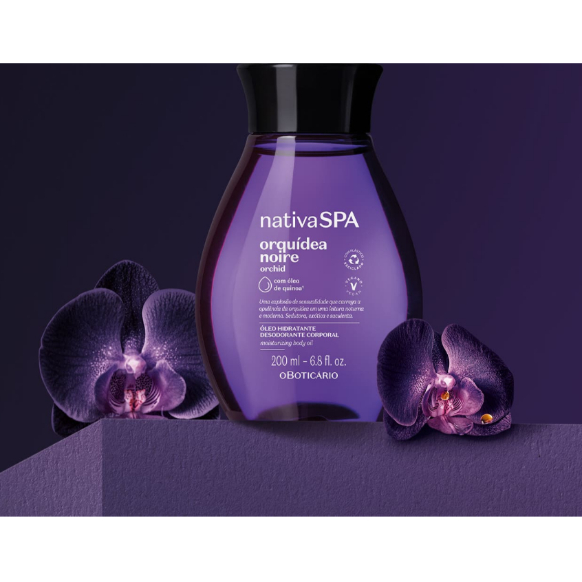 Óleo Hidratante Desodorante Corporal Nativa SPA Orquídea Noire 200ml - O Boticario