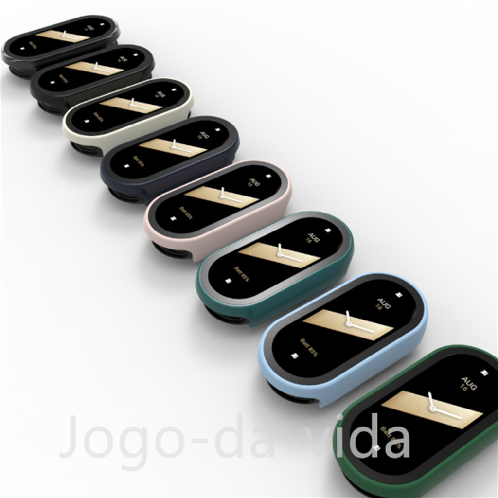 Case Capa Capinha Com Película Para Smartwatch Xiao mi Band 10 NFC
