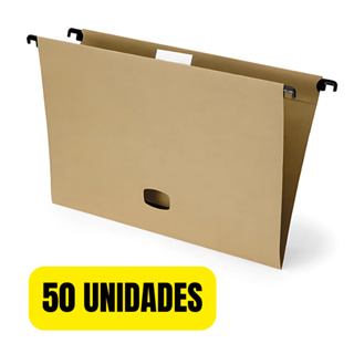 Pasta Suspensa Natural Kraft Acrimet Caixa Com 50 Unidades Arquivo Com Trilho Plástico 650.3 Envio Imediato em Oferta na Shopee