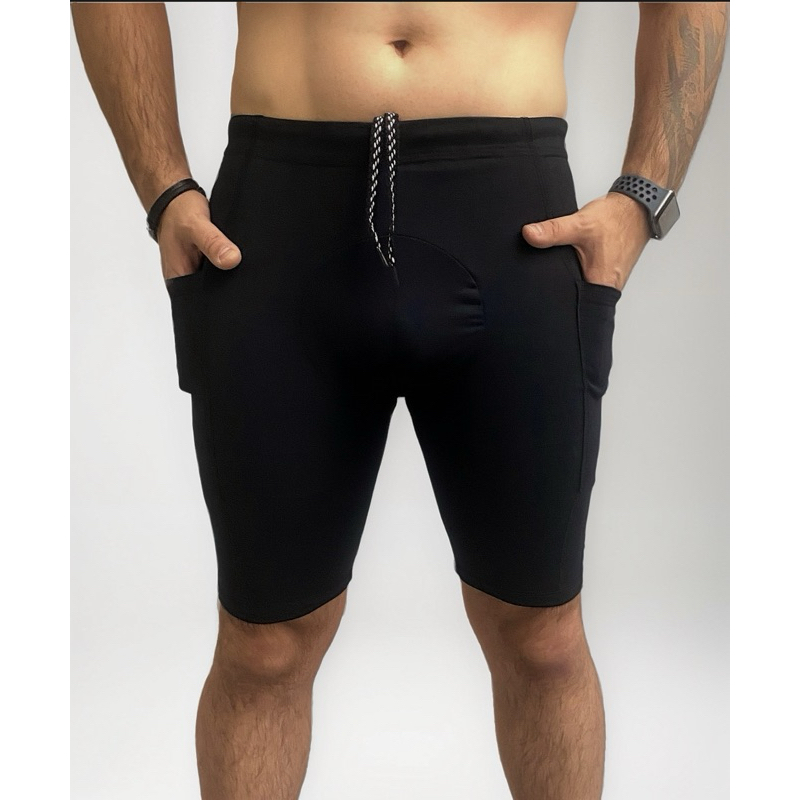 Bermuda De Compressão Masculina Com Bolso Corrida em Oferta na Shopee