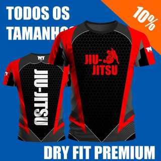 Camiseta Jiu-Jitsu BJJ Unissex  Dry Fit Treino, Academia, Arte Suave Secagem Rápida e Leve