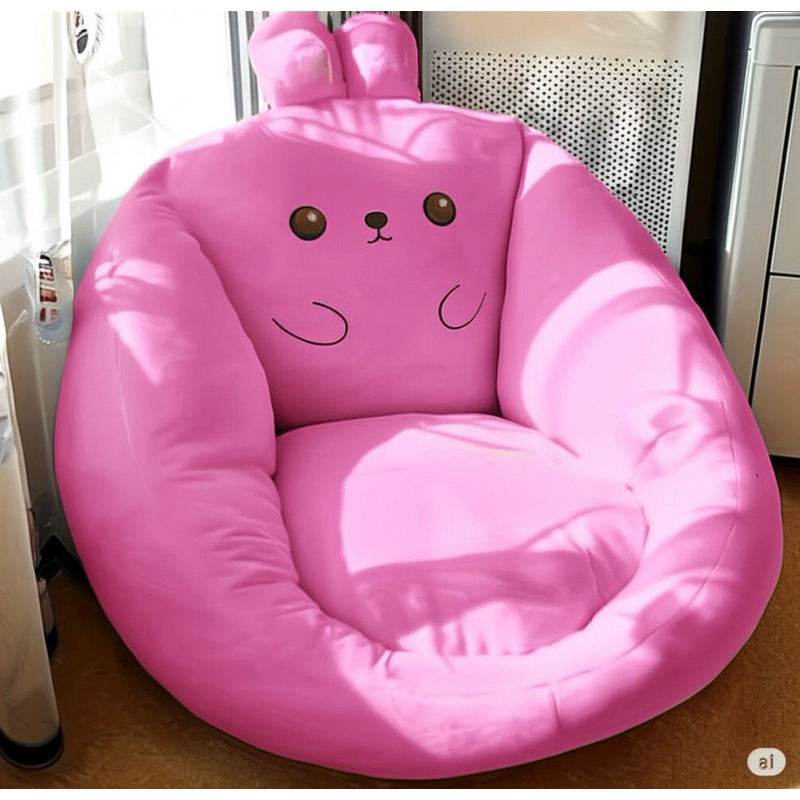 Puff Poltrona Pelúcia Coelho Gigante Fofo Adulto e Infantil Cadeira Kawaii Decoração Quarto Sala em Oferta na Shopee