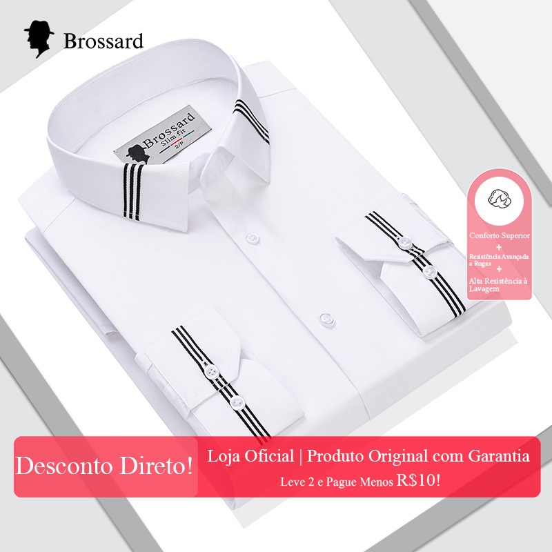Camisa Social Masculina Premium - Antirrugas, Respirável, Casual e Ideal para Negócios Frete Grátis