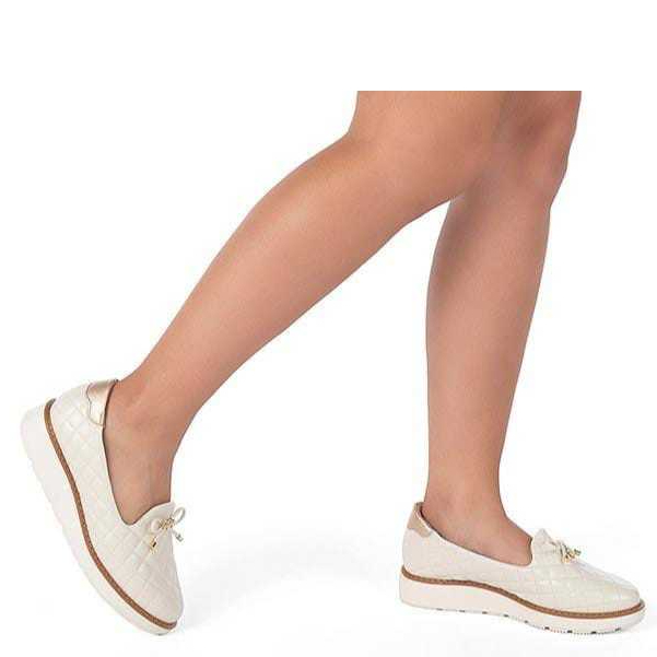 Mocassim Loafer Oxford Tendencia Feminino Modare Ultraconforto Leve Sola EVA Casual Dia Dia Trabalho