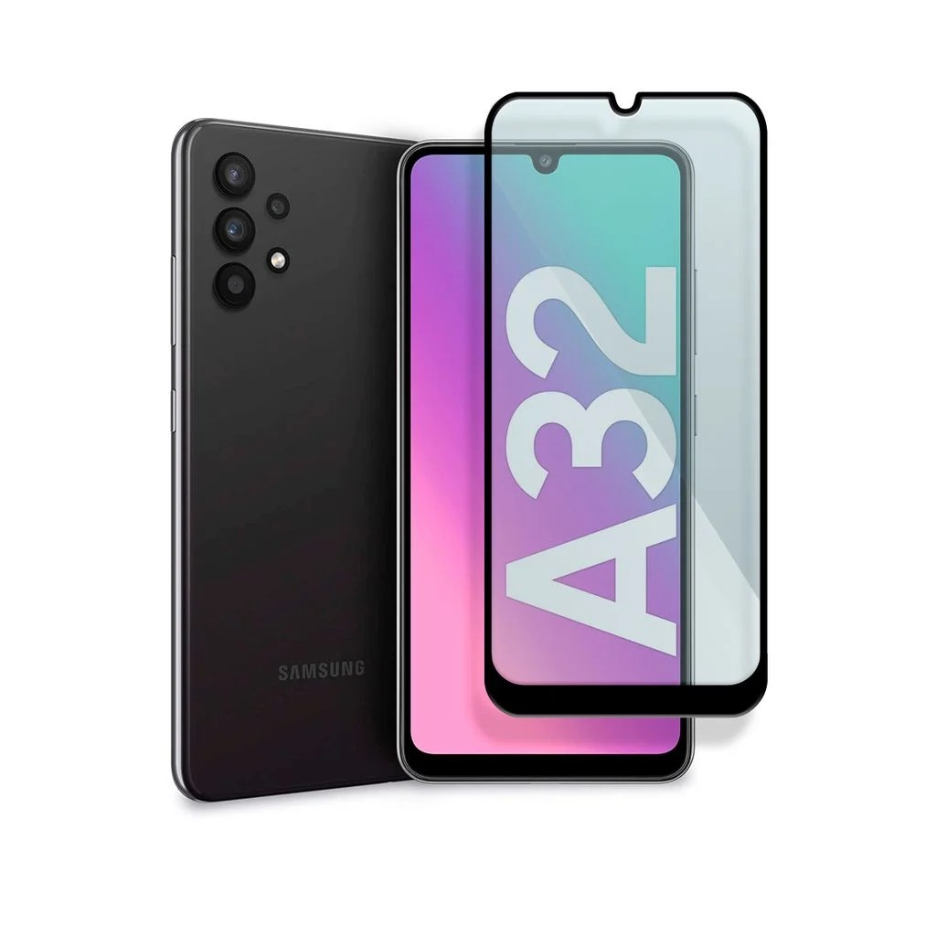 3 Películas (Galaxy A32 4G) De Vidro 3D + Kit De Limpeza