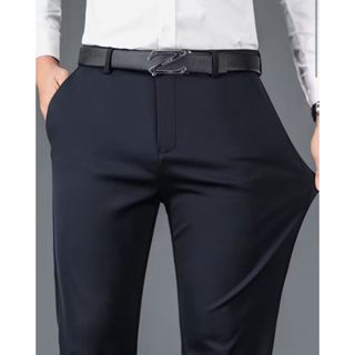 Calça Social Masculina em Seda Gelada Alta Elasticidade Confortavel Elegante em Oferta na Shopee