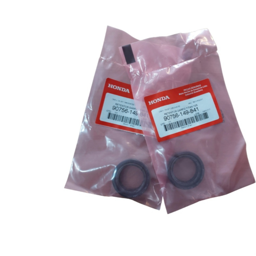 PAR RETENTOR BENGALA GARFO ORIGINAL HONDA CG/TITAN125/BIZ 83 A 08