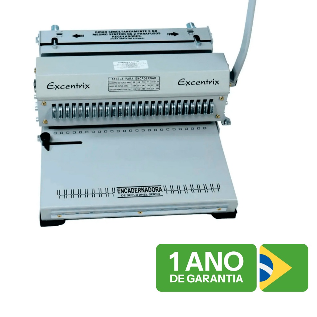 Encadernadora Conjugada Wire-o 2x1 Excentrix em Oferta na Shopee