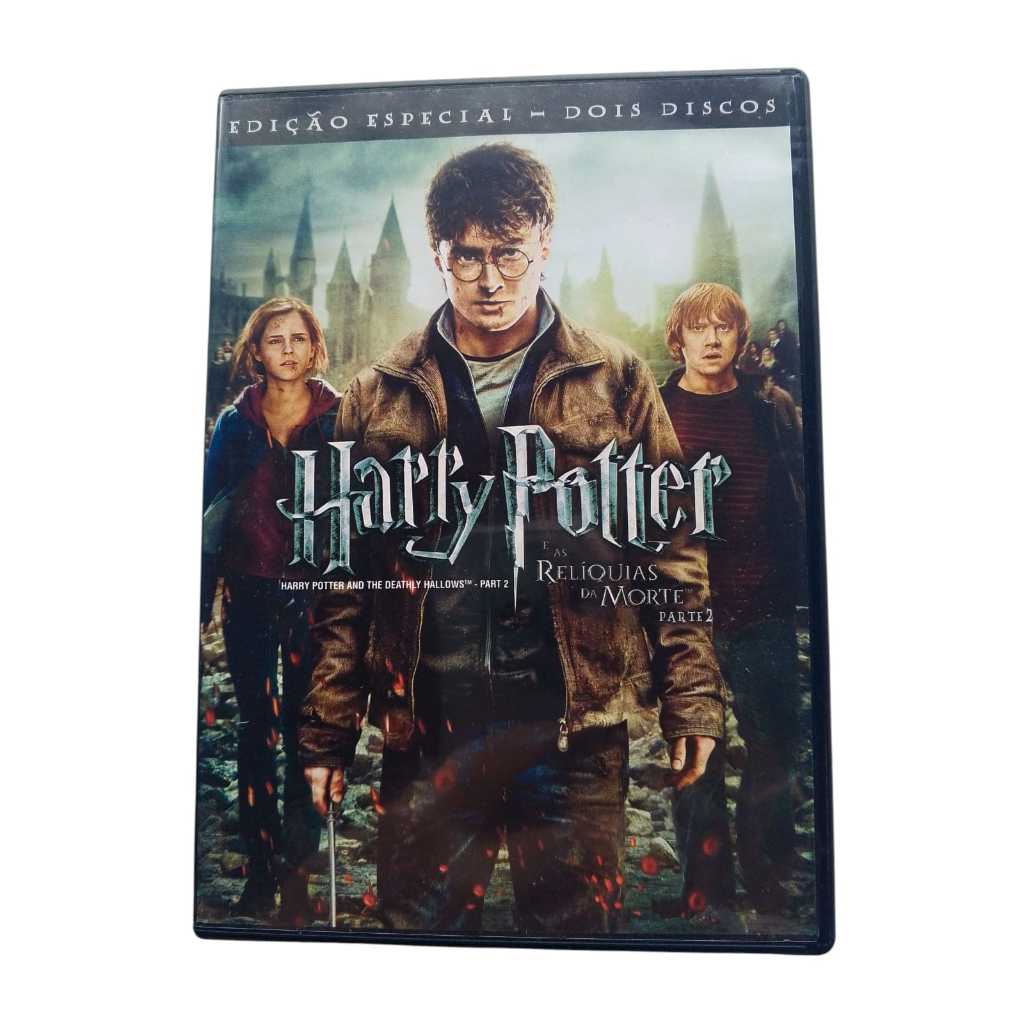 DVD DUPLO Harry Potter Relíquias da Morte Parte 2 Usado Revisado