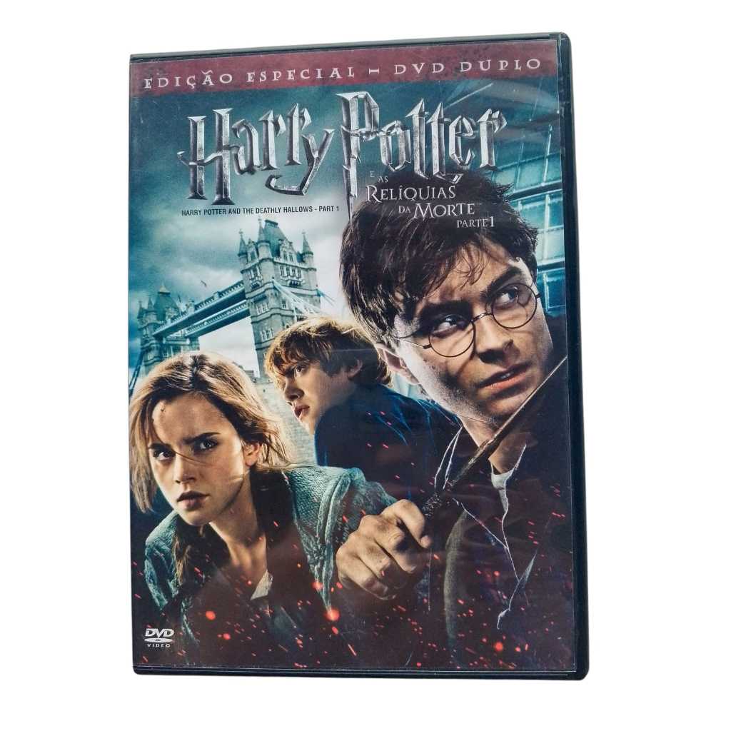 DVD DUPLO Harry Potter Relíquias da Morte Parte 1 Usado Revisado