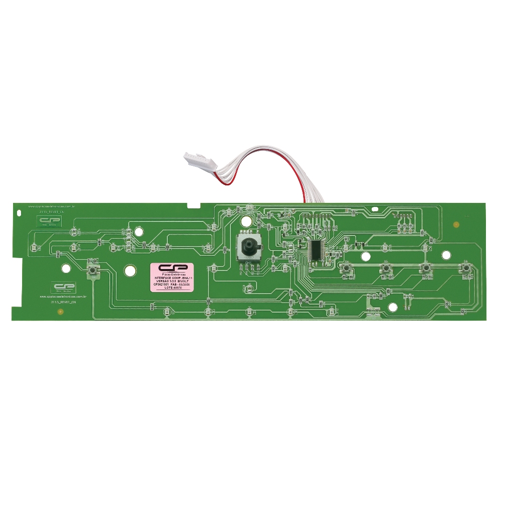 Placa Interface compatível Lavadora Brastemp Bwl11 W10356413 Bivolt 110v/220v