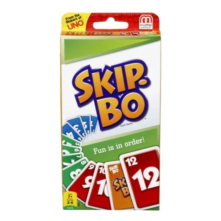Jogo De Cartas Skip Bo Uno - Mattel 42050 em Oferta na Shopee
