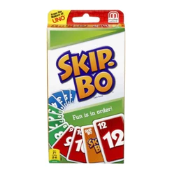 Jogo De Cartas Skip Bo Uno - Mattel 42050