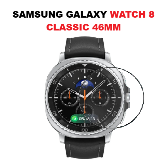 Película Protetora 3D Para Samsung Galaxy Watch 8 Classic 46m