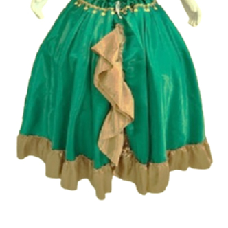 SAIA COM 6M DE RODA CIG. ESMERALDA-sem blusa-roupa de umbanda-ENVIAMOS O MAIS RÁPIDO POSSÍVEL