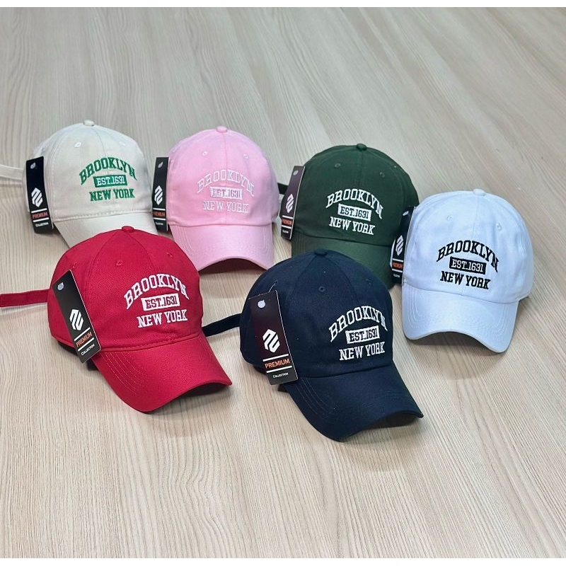 Boné BROOKLIN - DadHat ajuste de fitão masculino e feminino várias cores hj