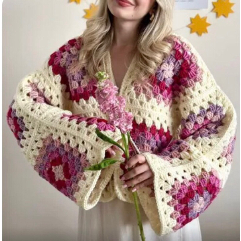 Casaco de crochê Liã