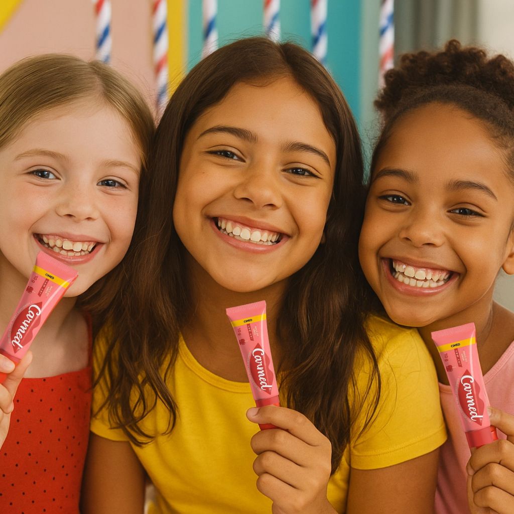 Carmed Maçã do Amor Hidratante Labial com Cor - 10g em Oferta na Shopee