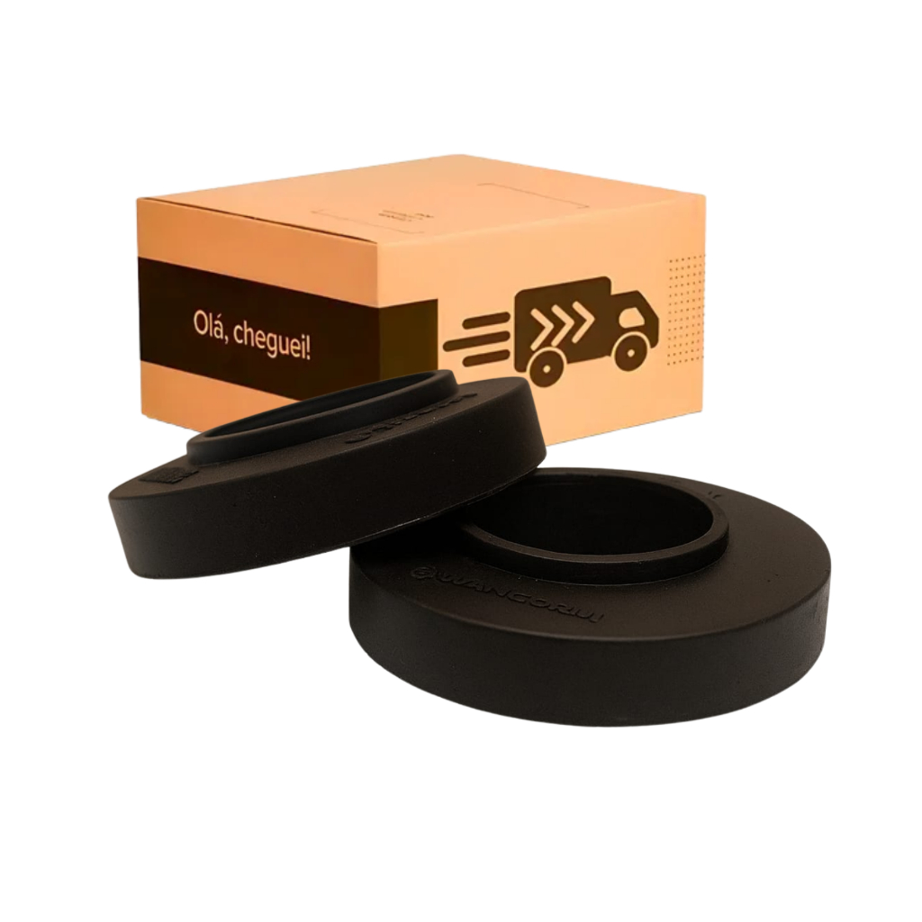 Kit Calço Mola 2cm Lift Aumentar Altura Veículo Traseiro ou Dianteiro GNV ou Convencional