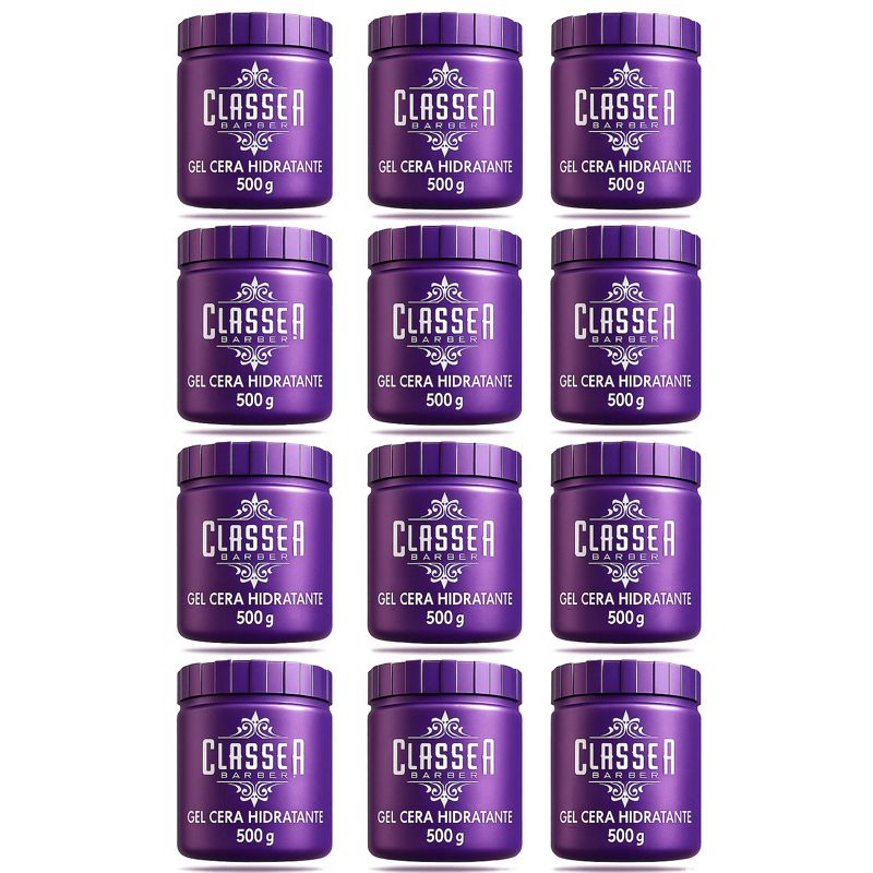 Gel cera hidratante classe a 500g 12un em Oferta na Shopee